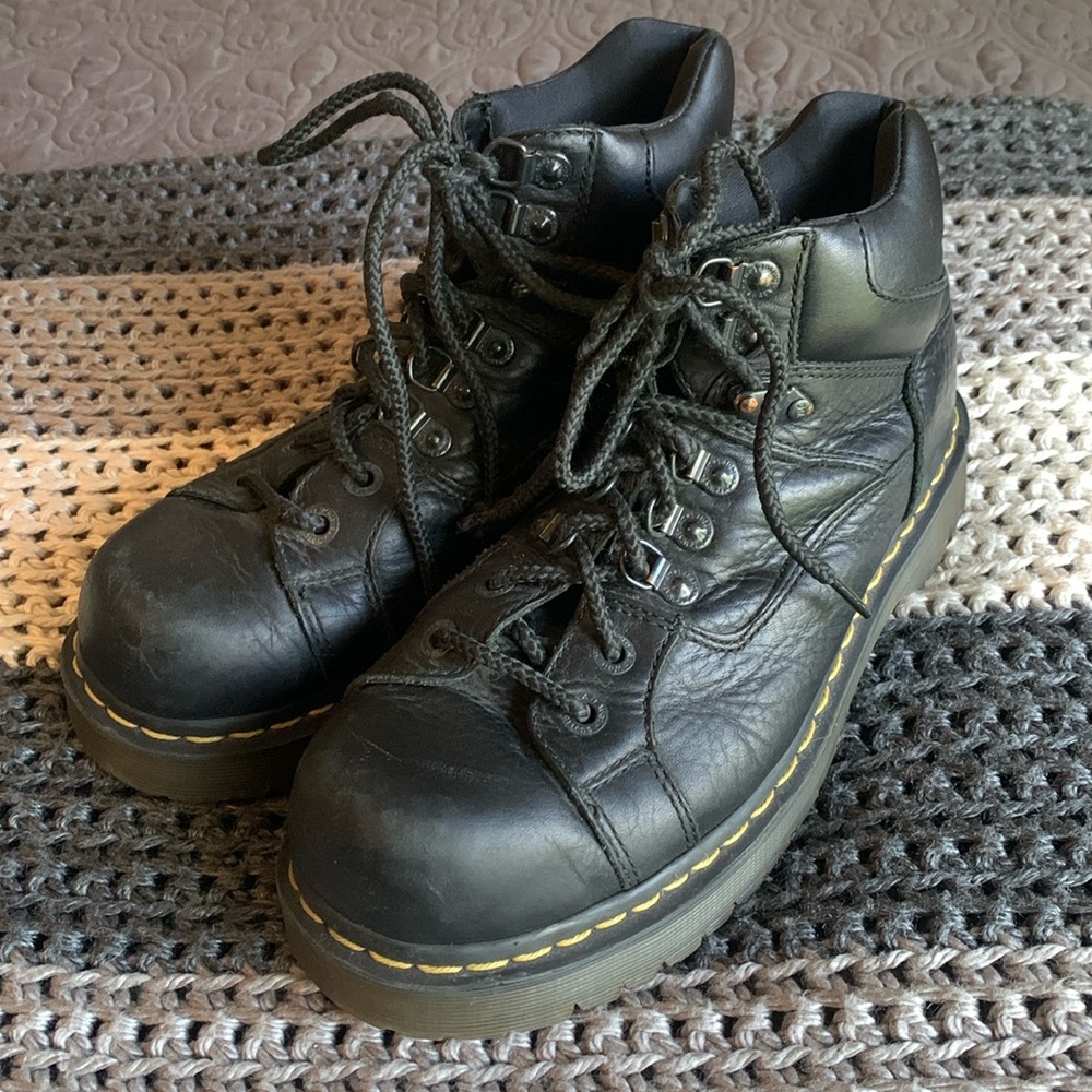 Dr. Martens Black Leather Boots